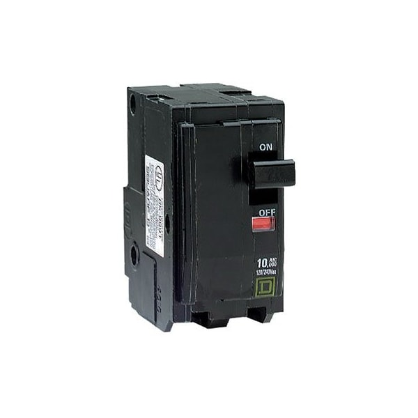 Square D Miniature Circuit Breaker, QO Series, 40A, 2 Pole, 120/240V AC, 10kA at 120/240V AC QO240CP - main